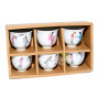 Tasses geisha 50ml coffret 6 pièces thé infusion