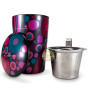 Cheerful Teaeve tisanière double paroi avec filtre inox amovible