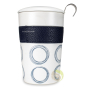 Teamug Circular blue Teaeve inox filter japan design