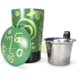 Opera green tisanière double paroi Teaeve base acier inoxydable