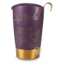 Precious maps aubergine Teaeve mug tisanière double paroi céramique