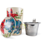 Rustic flower tisanière 2023 400ml double paroi filtre inoxydable