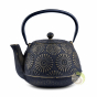 Théière Haiku en fonte émaillée noir et or 1200ml