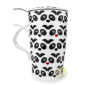 Tisanière filtre inox 3 pièces panda céramique