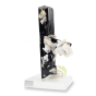 Pièce unique tourmaline noire incrustée dans cristal de roche collection