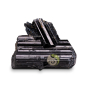 Schorl noir tourmaline brut pierre minérale naturelle