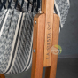 Udine support bois eucalyptus certifié FSC fauteuil hamac Cumbia zebra organic