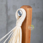 Fixation fauteuil suspendu sea salt outdoor sur support Udine bois eucalyptus