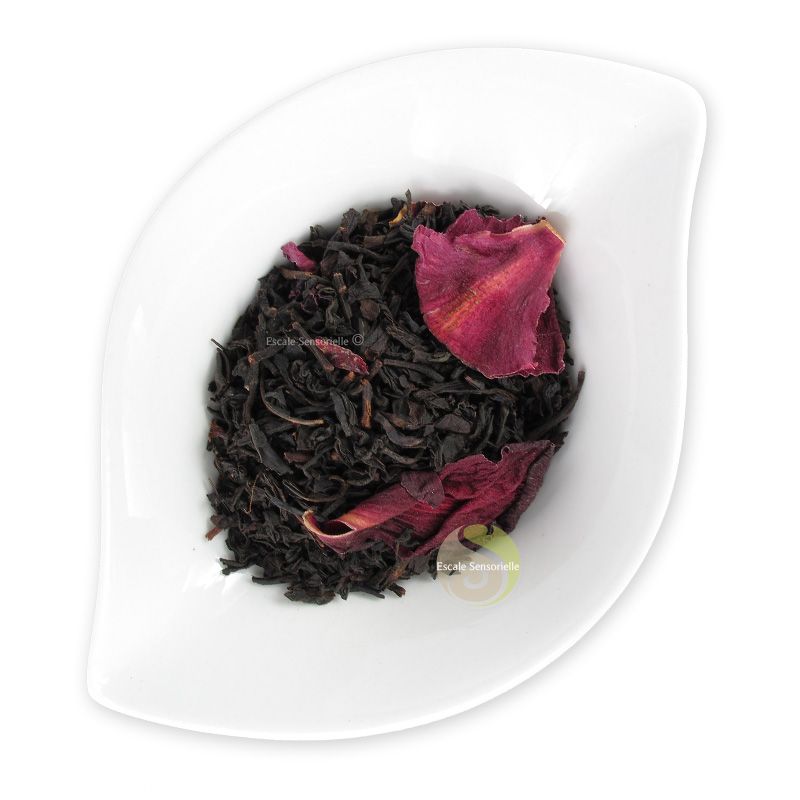 Earl grey rose nuance de grey thé noir rose pivoine