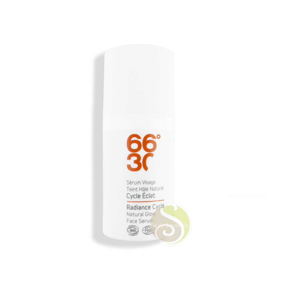 Sérum visage 66°30 teint halé naturel bio - Cycle éclat hydratant matifiant