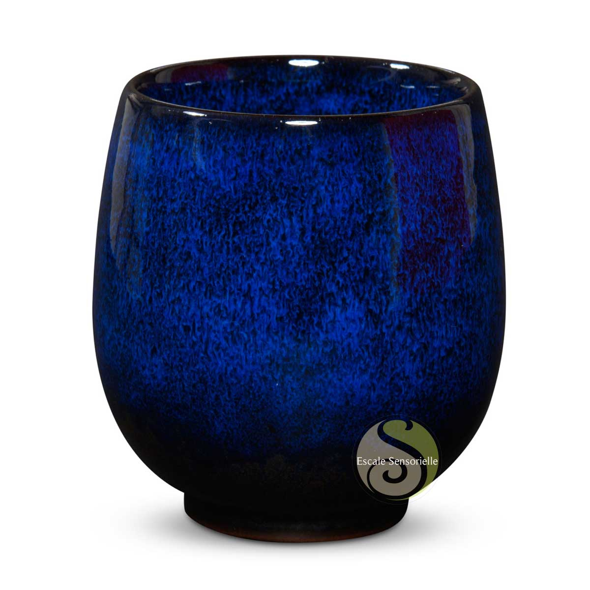 Tasse à thé en céramique Jianzhan bleu 125ml