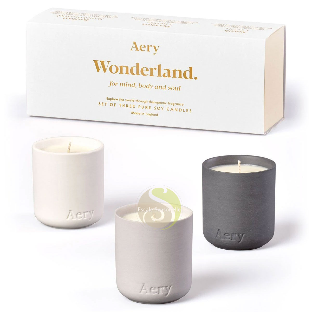 Wonderland coffret cadeau 3 bougies Aery living collection fernweh