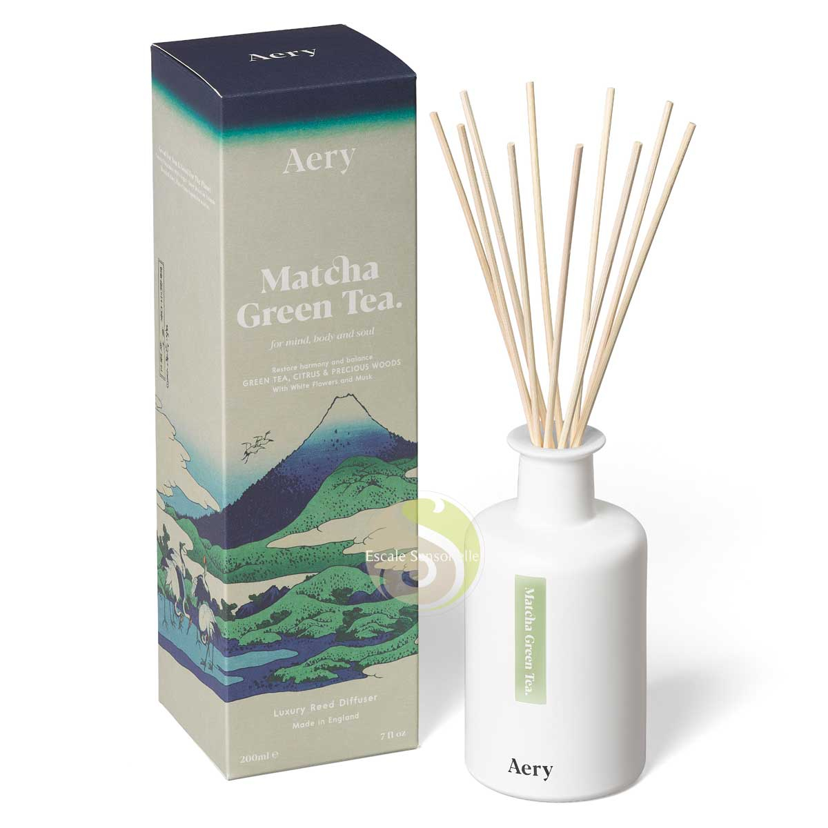 Bouquet parfumé Matcha green tea matcha, agrumes et bois précieux Aery Living