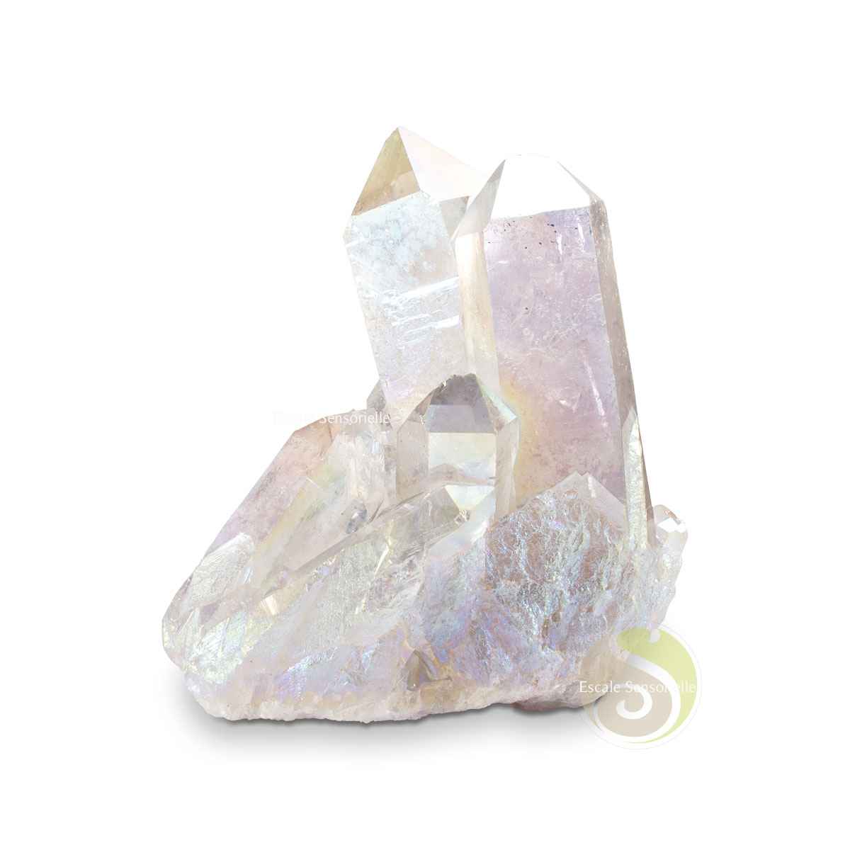 pointe angel aqua 327g chakra lion cancer communication protection pierre minérale
