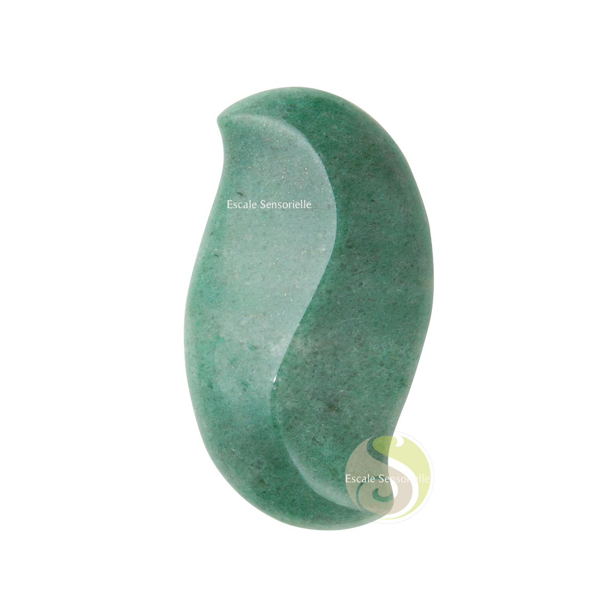 Aile de Phénix aventurine verte pierre de massage