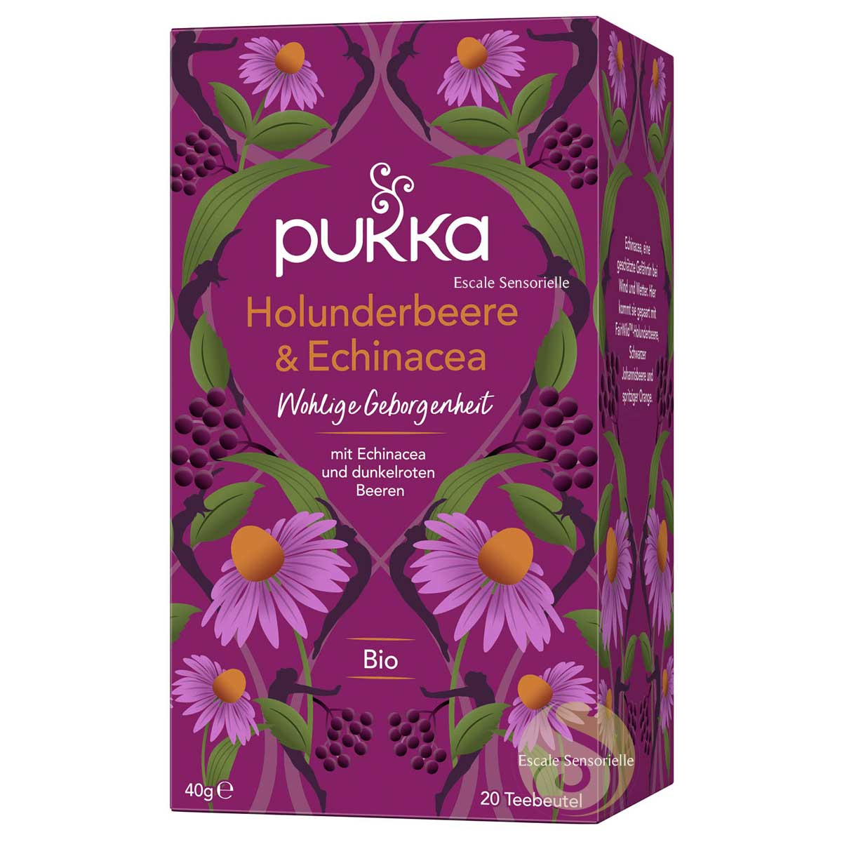 Baies de sureau et échinacée tisane bio ayurvédique Pukka