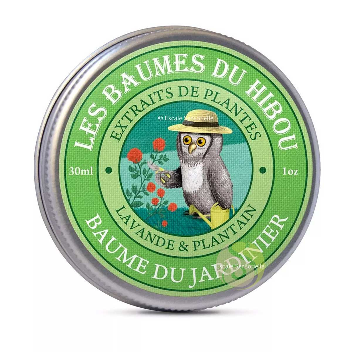 Baume du jardinier bio du Hibou apaise et répare