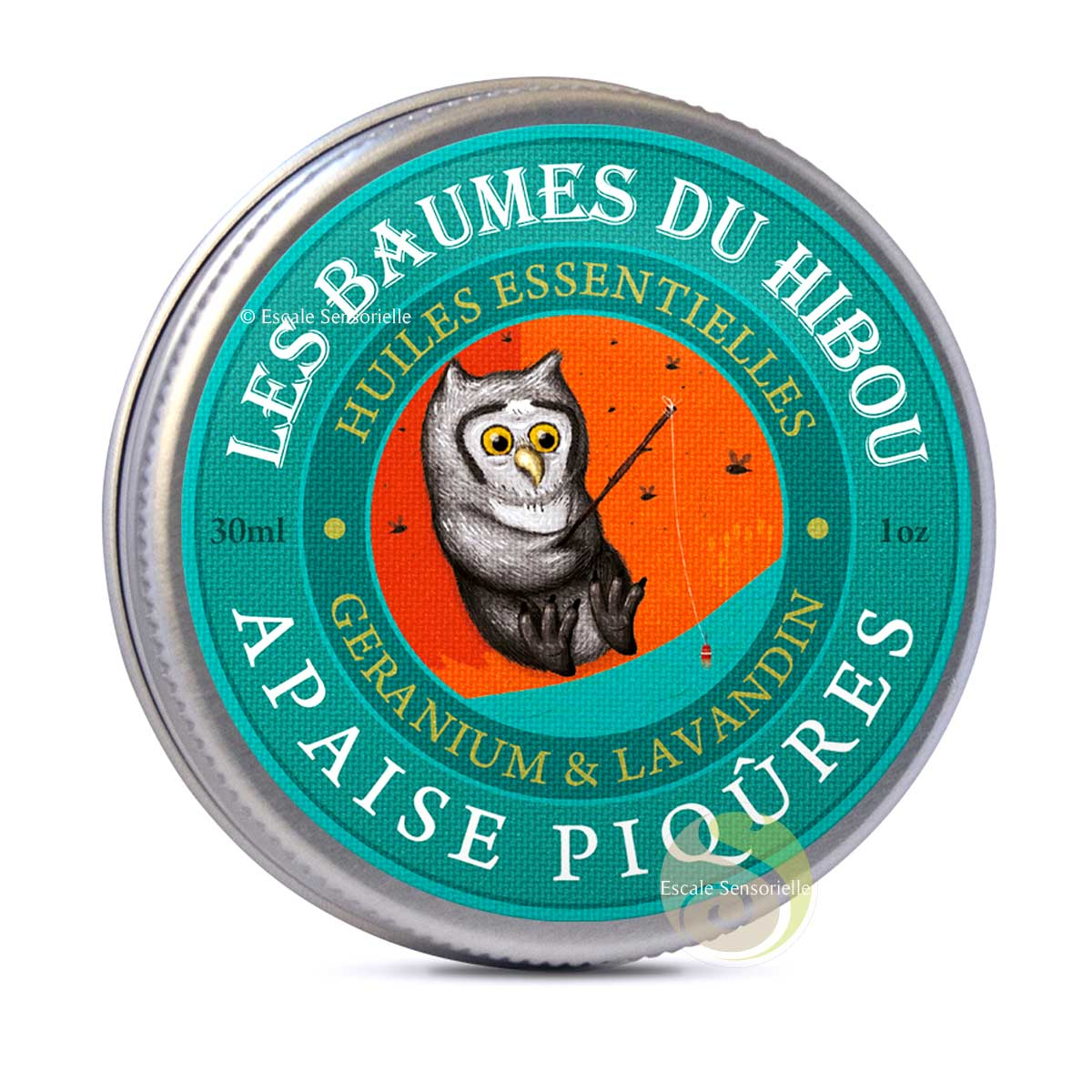 Baume apaise piqûres Bio du hibou Oléanat moustiques, araignées
