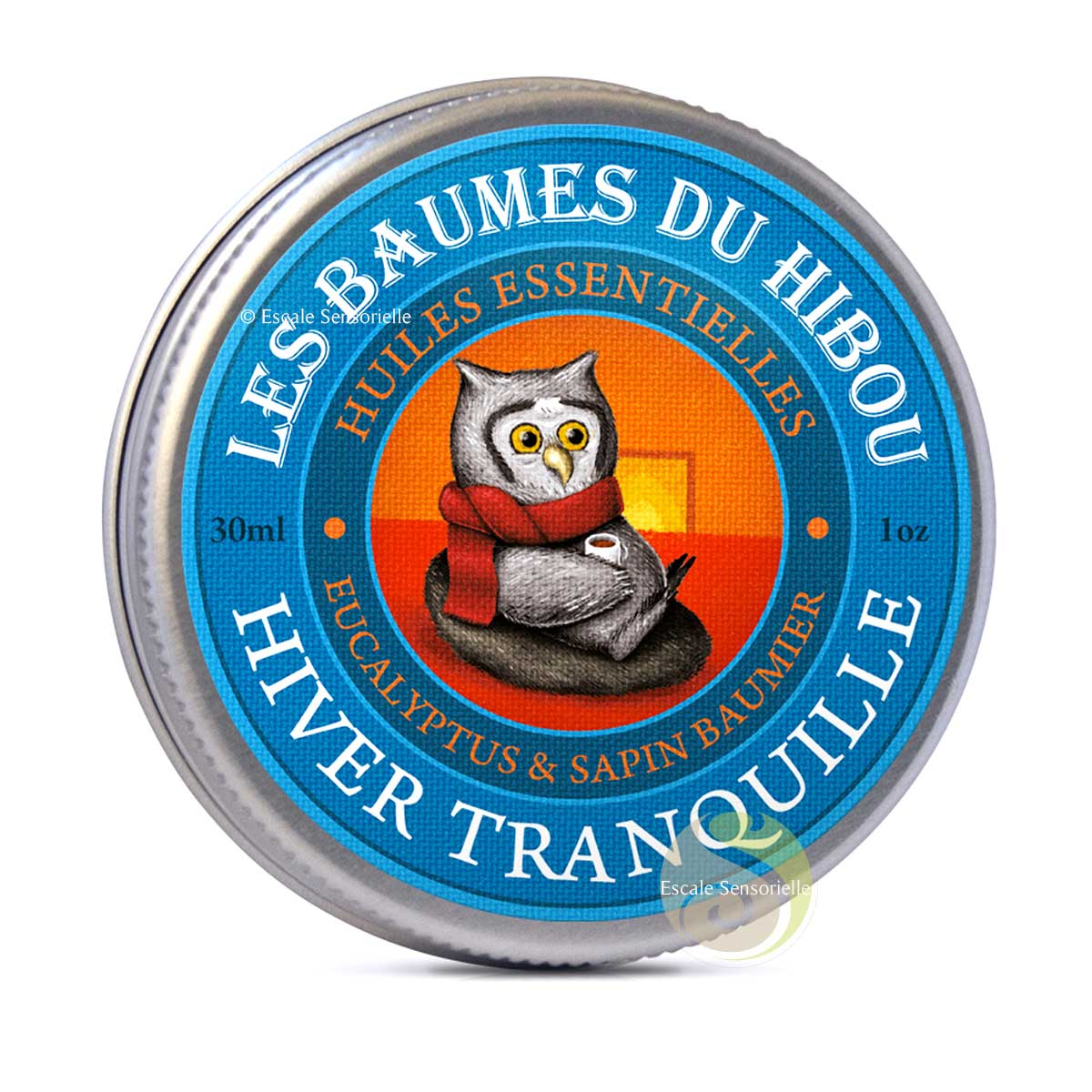 Baume hiver tranquille bio du hibou Baume du Hibou nez encombré allergies hiver tranquille refroidissement solution.