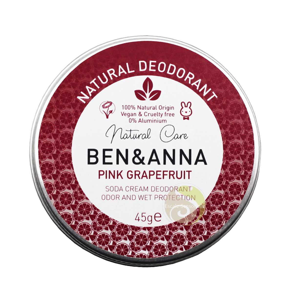 Soda cream deodorant Ben & Anna pink grapefruit natrue vegan cruelty free