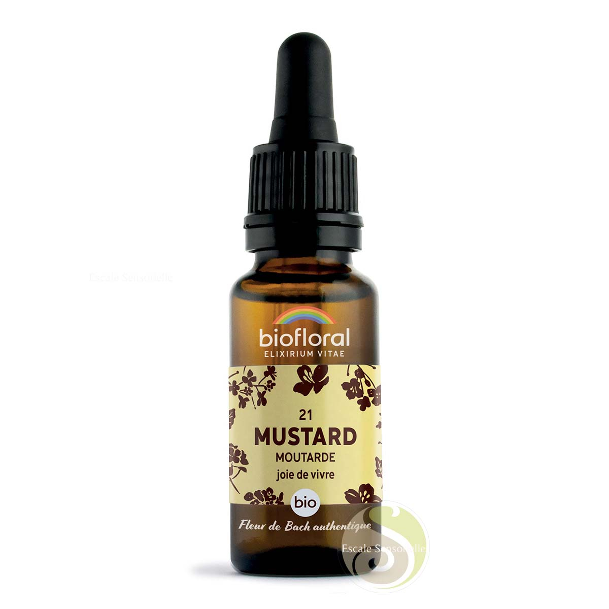 Mustard moutarde Fleur de Bach N°2 bio retrouver l'entrain et la joie de vivre Biofloral