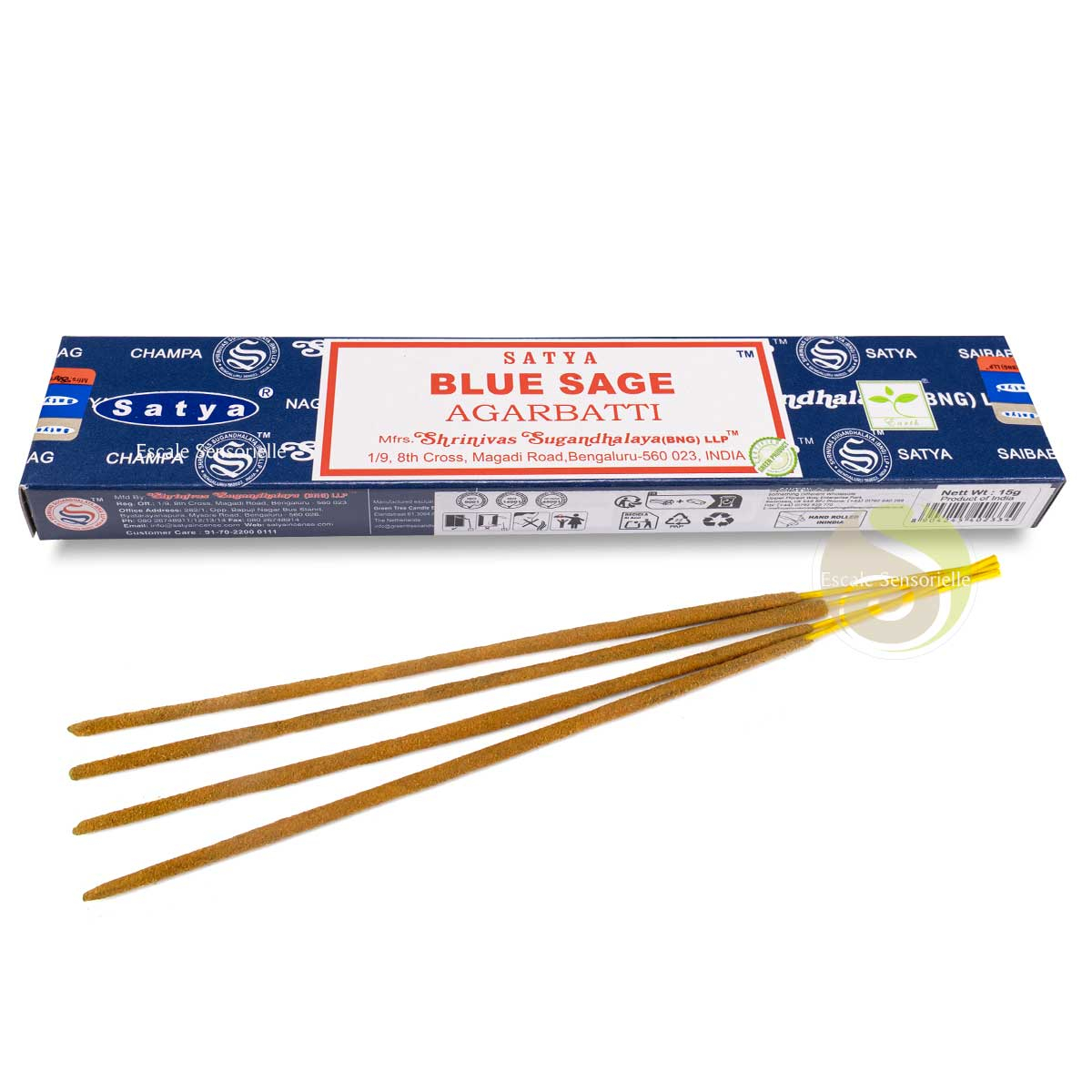 Encens blue sage Satya boite de 15g