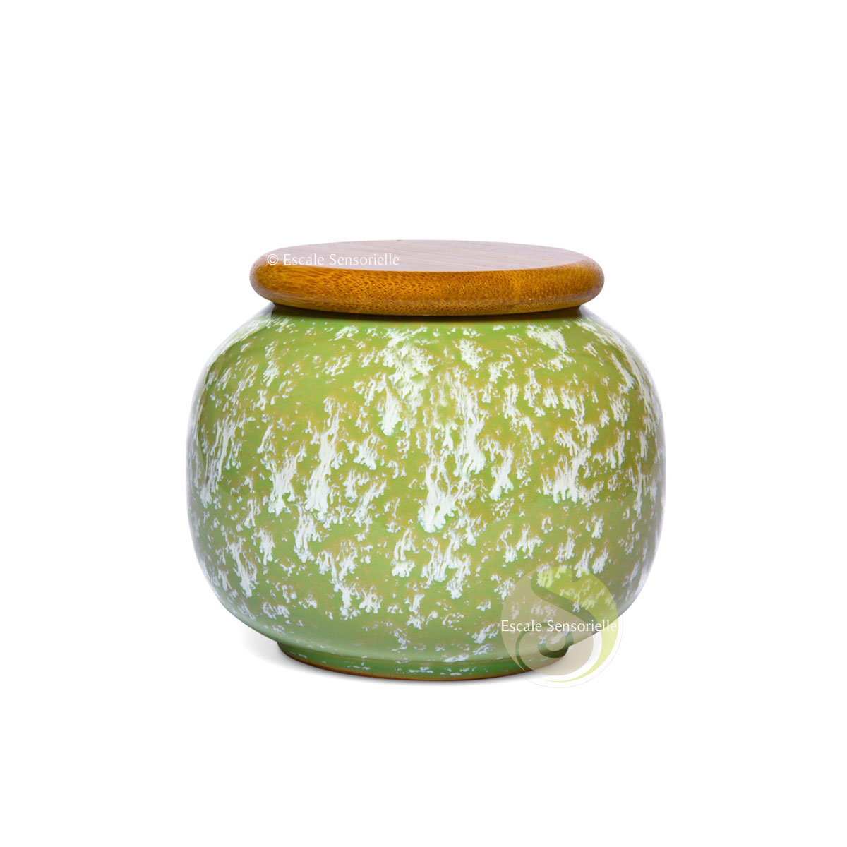 Boite céramique jianzhan mousse 280ml pour conserver thé nature d'origine