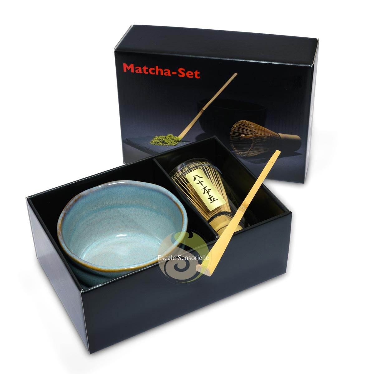 Coffret matcha bora blue pour s'initier à la préparation du thé
