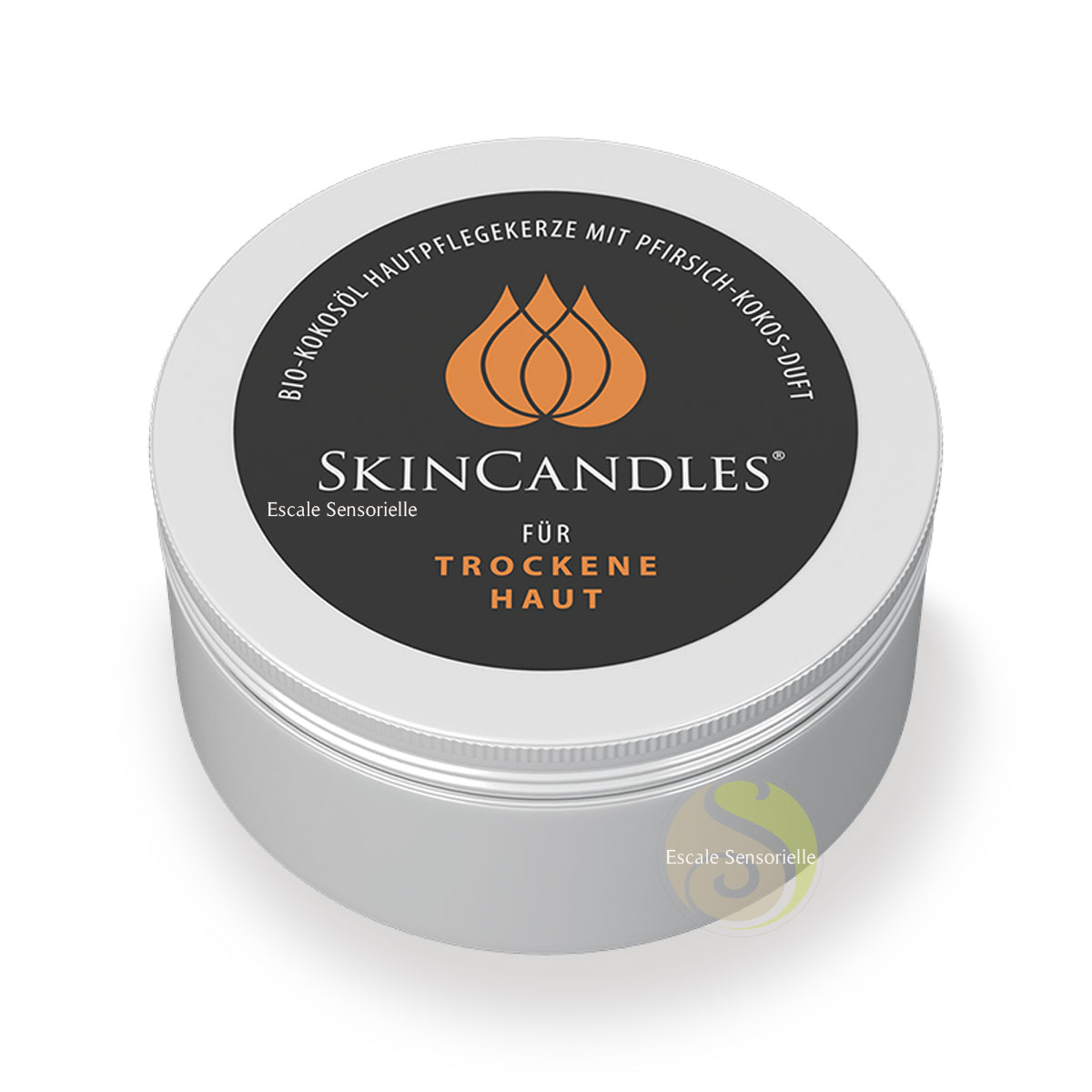 Bougie de massage peau sèche SkinCandles soin hydratant douceur