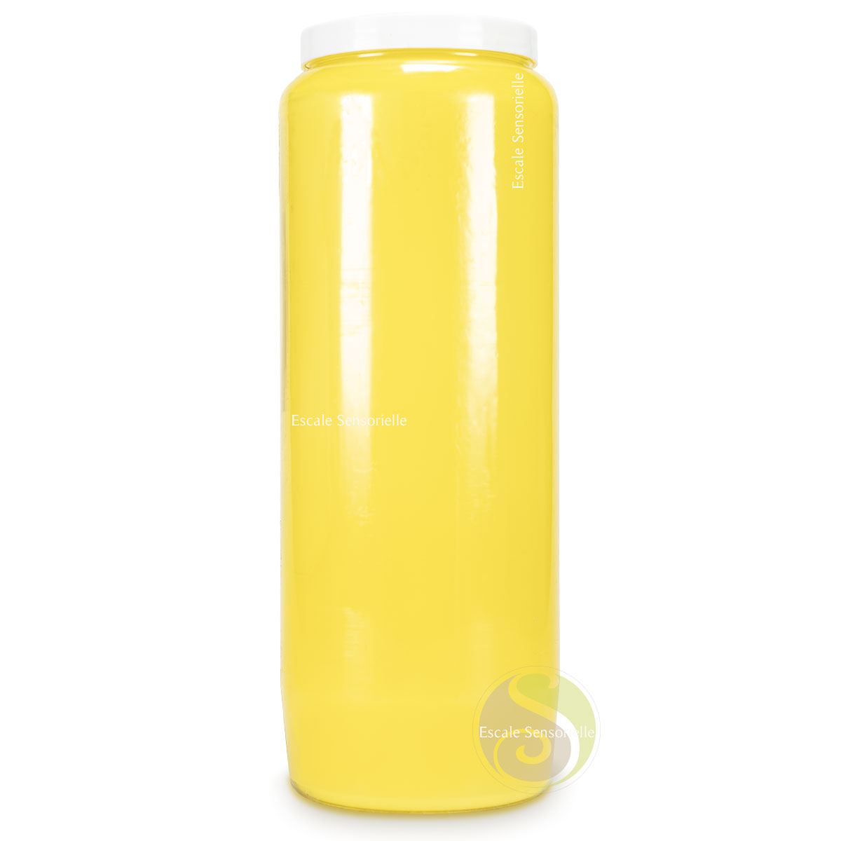 Bougie de neuvaine jaune sans parfum 9 jours prières