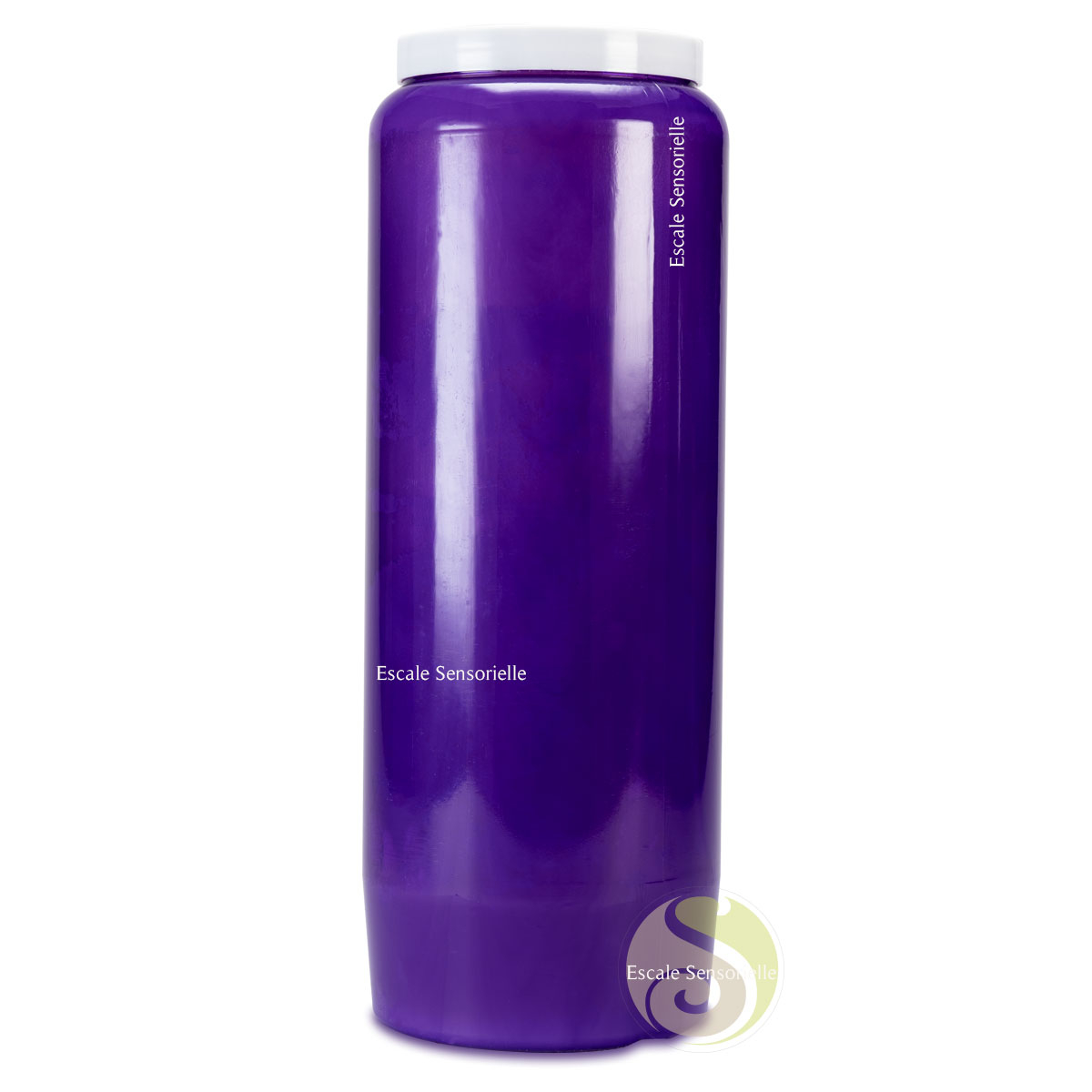 Bougie de neuvaine violette sans parfum prières et dévotion