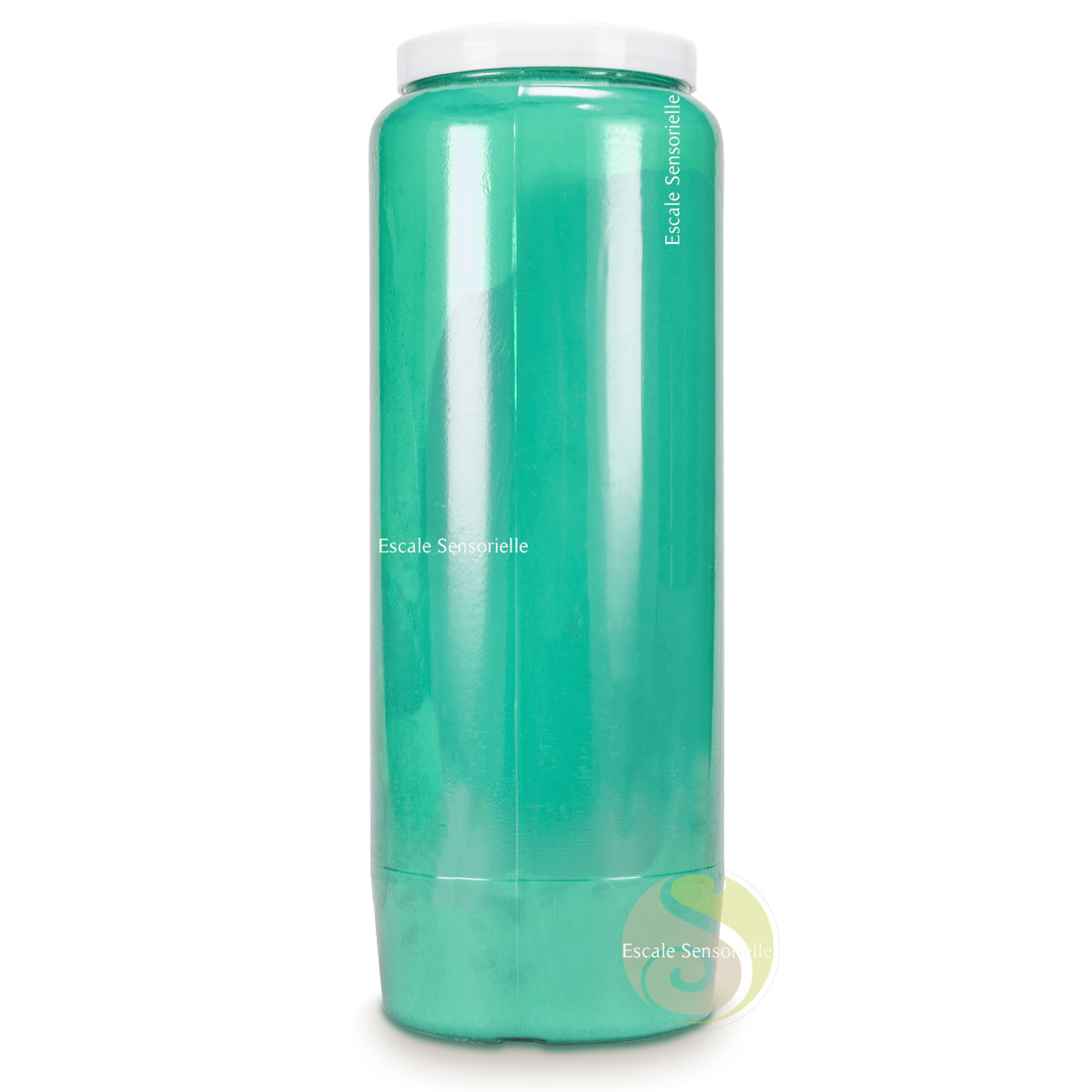 Bougie de neuvaine verte sans parfum 9 jours méditation prières veilleuse