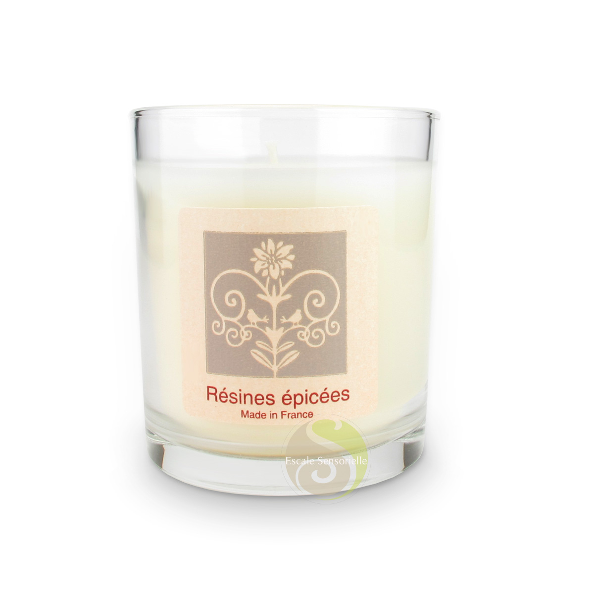 Bougie résines épicées parfum de Grasse France