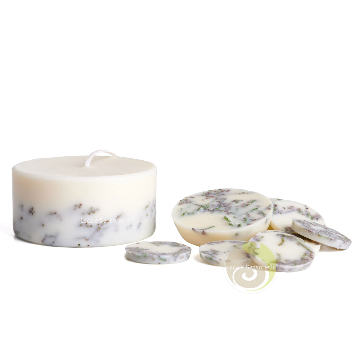 Coffret fondants parfumés bougies bruyère (heather) The munio 100% végétale