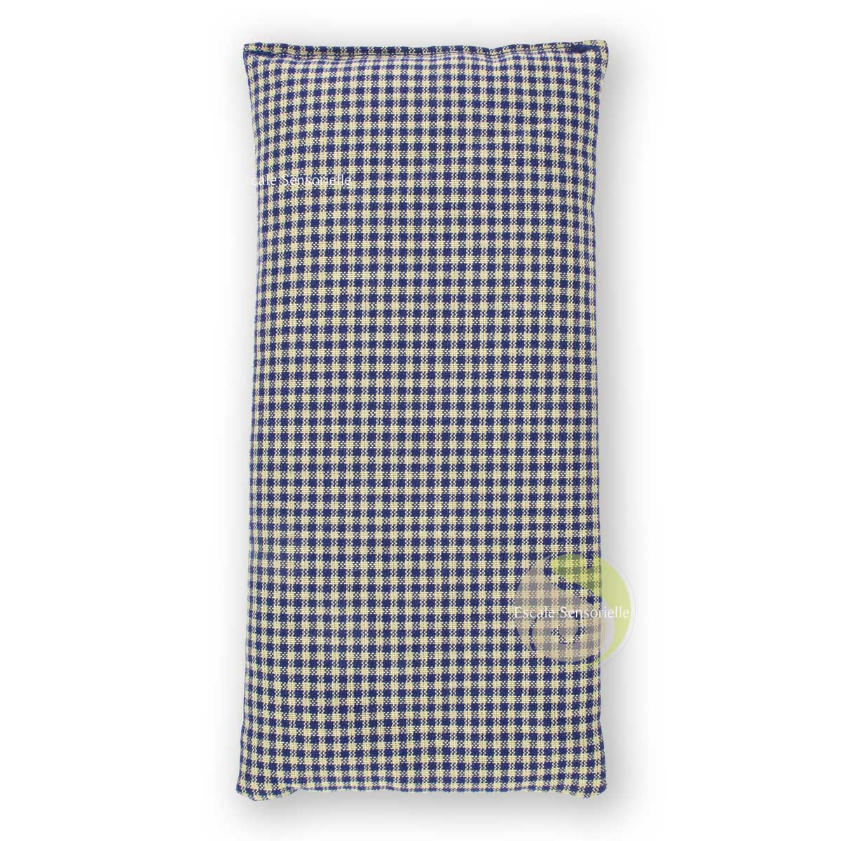 Chaufferette main marine garni de graines de colza coton bio