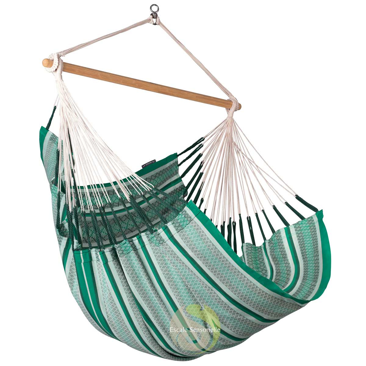 Hamac résistant Habana agave chaise coton bio certifié GOTS La Siesta