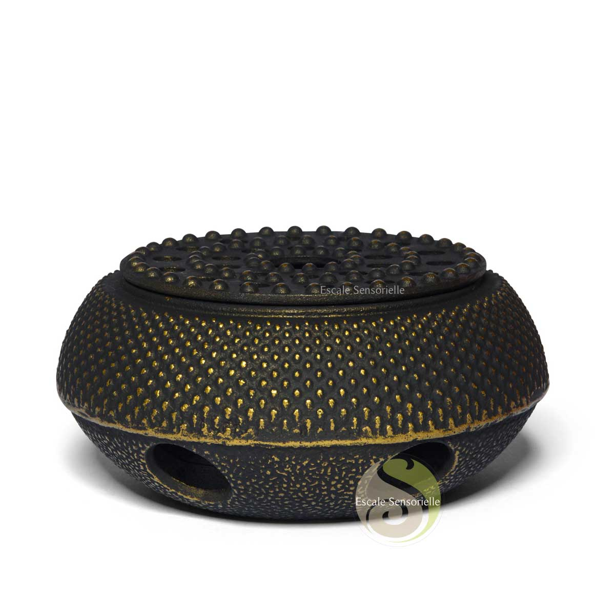Réchaud noir or fonte théière conserver à chaud vos infusions