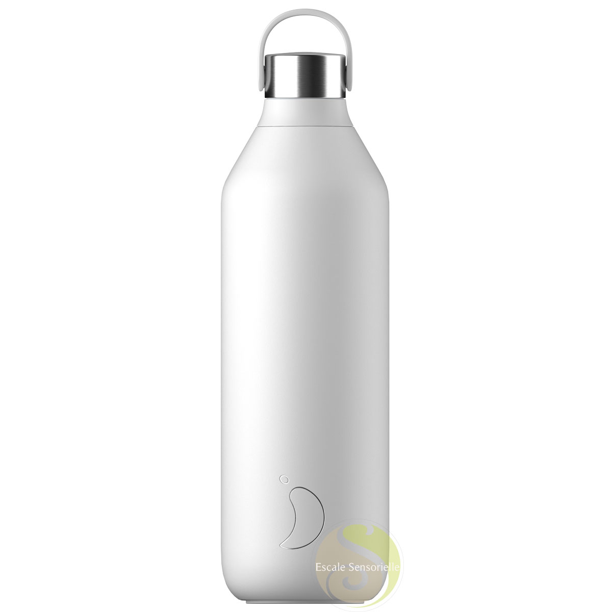 Bouteille 1 litre isotherme 24h arctic white série 2 sport entrainement