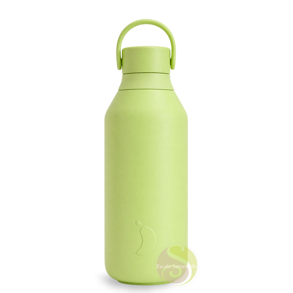Bouteille de voyage isotherme serie 3 Chilly's bottle limelite 500ml