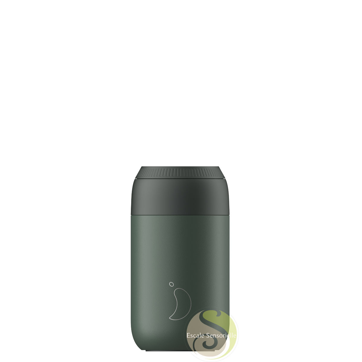 Mug isotherme serie 2 pine green Chilly's bottle 340ml yoga sport