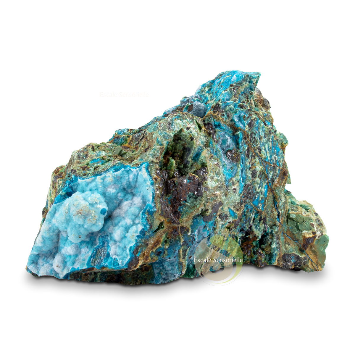 Chrysocolle 136g  du Pérou pierre de réconfort