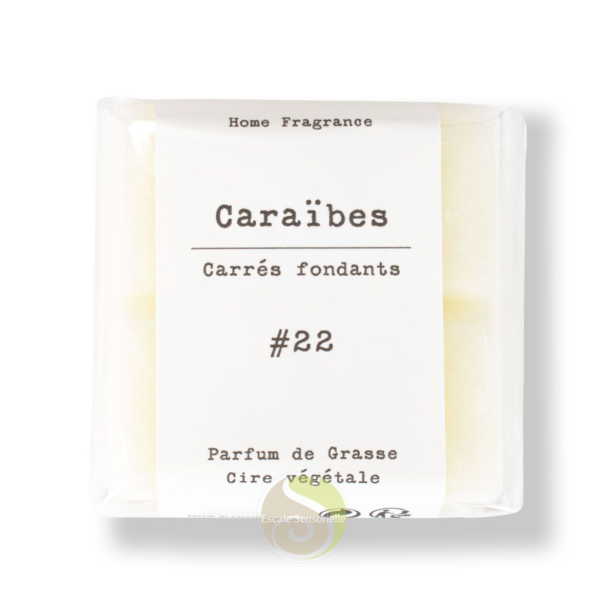 Caraïbes cire parfumée senteur agrume, fraiche et musquée
