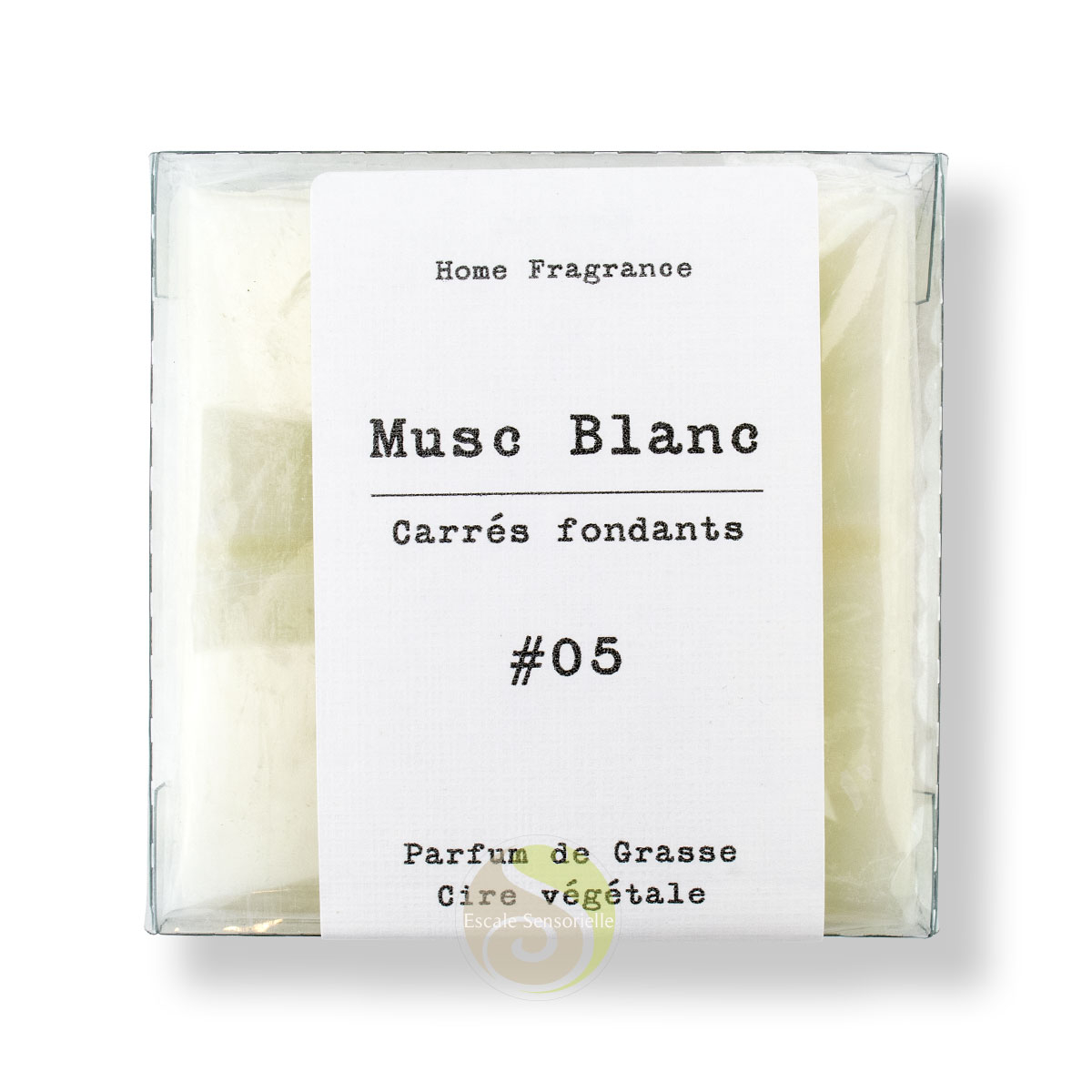 Musc blanc cire parfum d'intérieur carrés fondants pour diffuseur