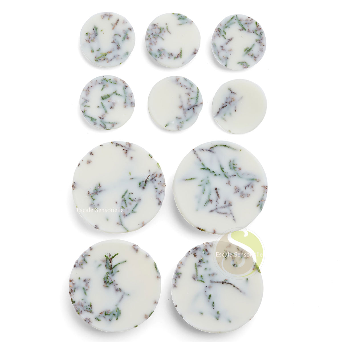 Fondants parfumés bruyère (heather) coffret 100% végétales The munio 