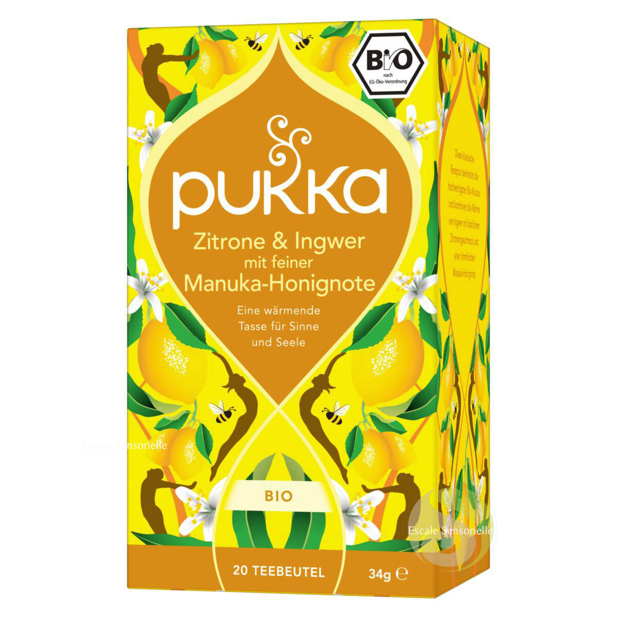 Citron gingembre et miel de manuka Bio pukka ayurvédique Pukka Herbs