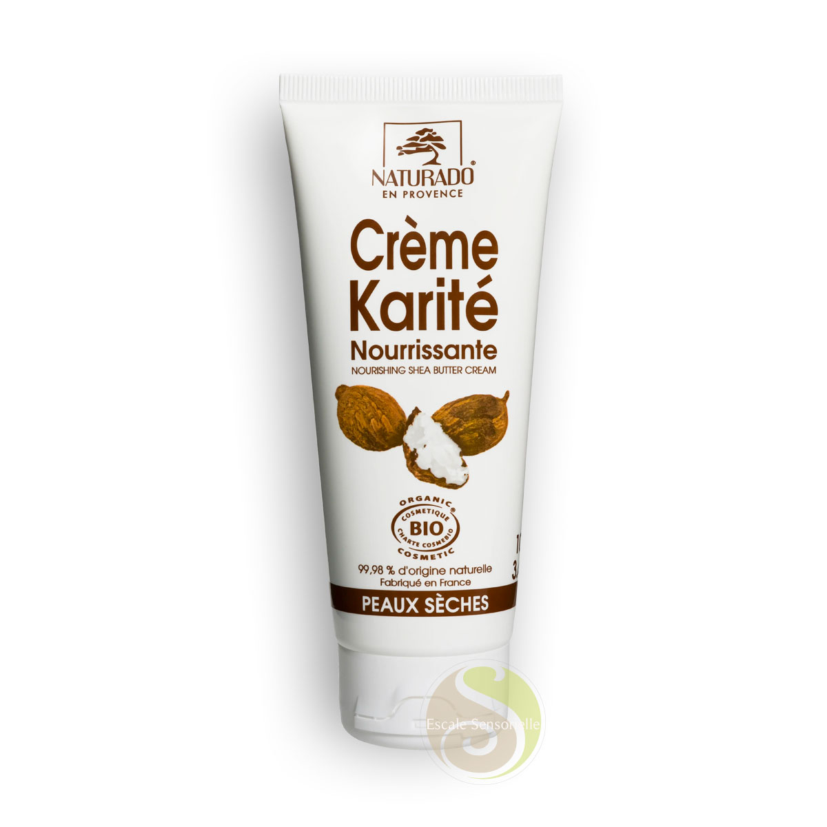 Crème karité bio nourrissante Naturado pour peaux sèches à très sèches 