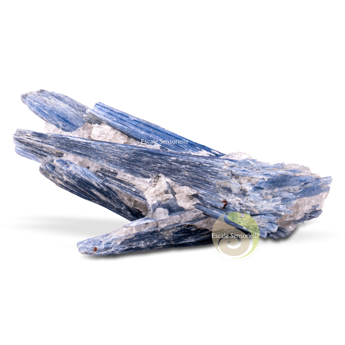 Pierre cyanite brute du Brésil de 338g pièce unique