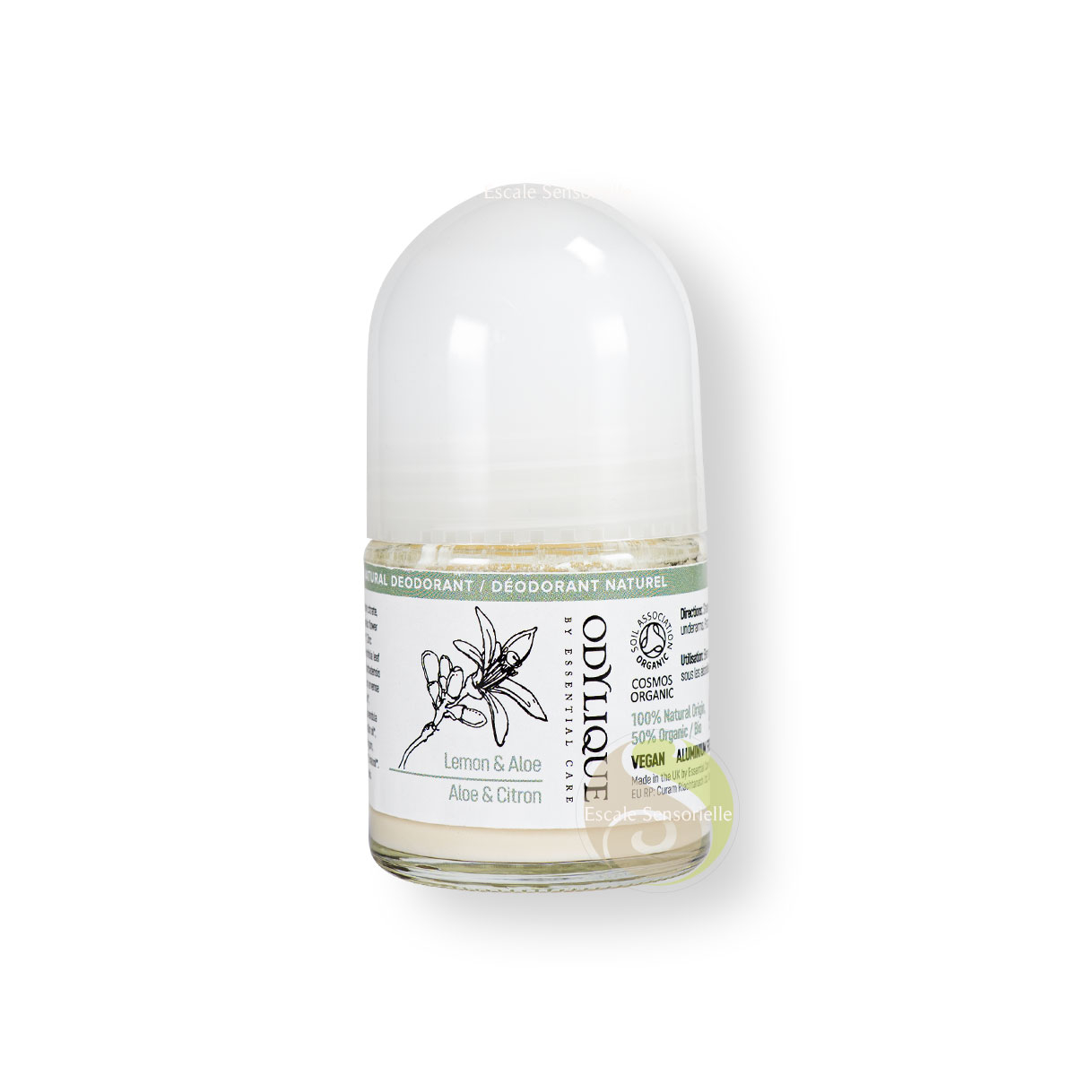 Deodorant roll-on citron aloe vera bio Odylique vegan cruelty free 