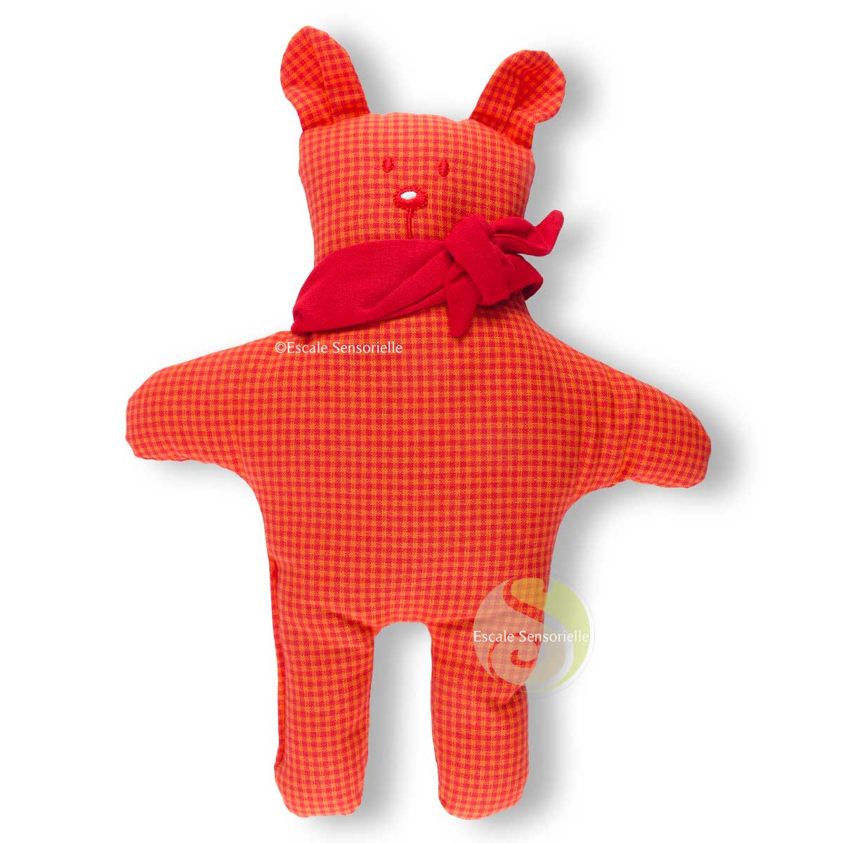 Bouillotte bébé et enfant sèche rouge aux graines de colza pour coliques ou bleues
