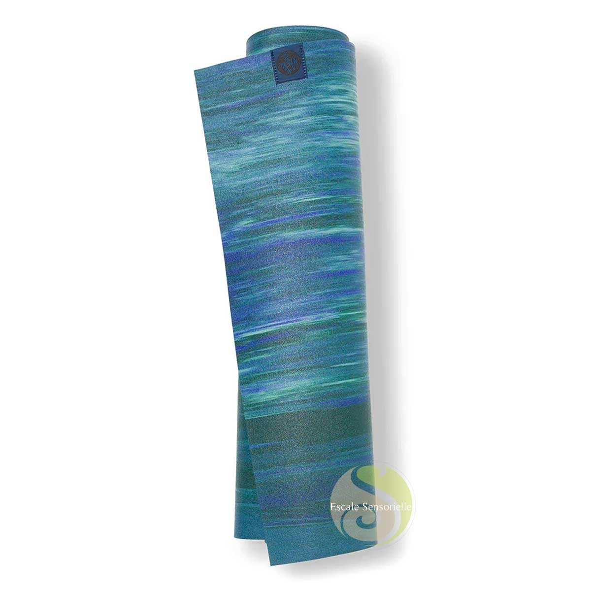 Tapis luxe Manduka superlite de voyage blue toad marbled